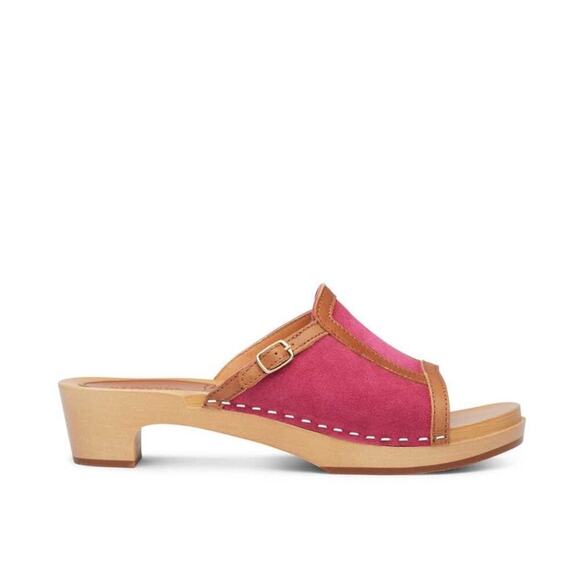 NEW Swedish Hasbeend Sophisticated Low Slip On Sandals Sz 38 - Picture 9 of 9